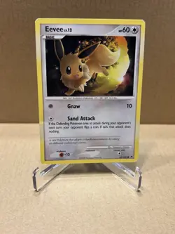Pokemon Eevee 63/100 Majestic Dawn Regular Common Basic 60 HP Card 2008 - Image 1