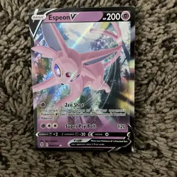 Nintendo Pokemon TCG Evolving Skies Eeveelution V Holo Lot 5 Espeon/Sylveon - Image 2