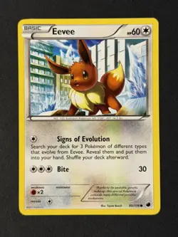 Pokemon Eevee 90/116 Plasma Freeze 2013 NM/LP - Image 1