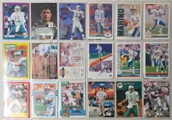 Dan Marino Trading Cards Lot Of 70 In Binder Pages 1980s-1990s UD Topps Fleer - Image 3