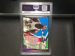 1993 Fleer Ultra #7 Power In The Key Shaquille O’Neal Basketball Card PSA 5 EX - Image 2