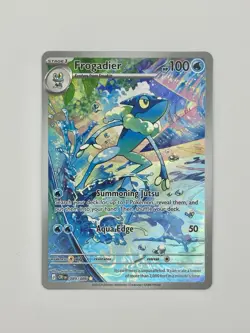 POKEMON TCG FROGADIER IR HOLO CHAOS RISING BASIC EN 089/086 - Image 1
