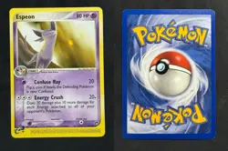 POKEMON UNGRADED ESPEON 16/100 R EX NINTENDO SANDSTORM E-READER LP PKM-220 - Image 1