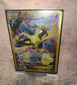 Pokemon TCG Alakazam EX 125/124 Fates Collide Secret Rare Full Art Holo EN - Image 1