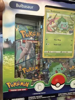 ✅ Bulbasaur Pokemon GO Pin Collection Box 3 Packs New Factory Sealed Authentic - Image 2