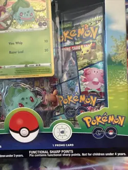 ✅ Bulbasaur Pokemon GO Pin Collection Box 3 Packs New Factory Sealed Authentic - Image 4