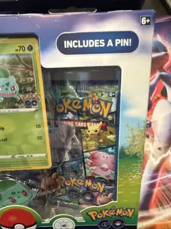 ✅ Bulbasaur Pokemon GO Pin Collection Box 3 Packs New Factory Sealed Authentic - Image 5