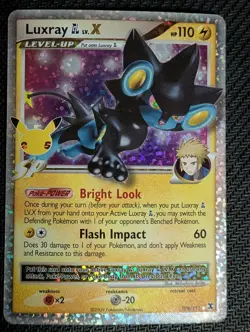Luxray GL LV.X 109/111 Celebrations: Classic Collection Pokemon Holo NM - Image 1