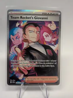 2025 Pokemon - TEAM ROCKET'S GIOVANNI -- SIR -- DESTINED RIVALS - 238/182 - Image 1