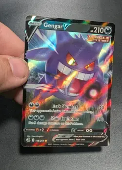 Pokemon TCG Gengar V 156/264 Fusion Strike NM - Image 2