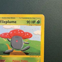 Pokemon Vintage Non-Holo Rare Vileplume 069/165 Expedition Wotc E-reader 2002 - Image 3
