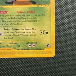 Pokemon Vintage Non-Holo Rare Vileplume 069/165 Expedition Wotc E-reader 2002 - Image 4