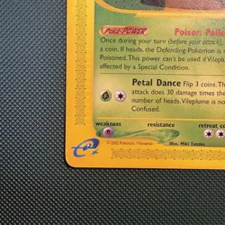 Pokemon Vintage Non-Holo Rare Vileplume 069/165 Expedition Wotc E-reader 2002 - Image 5