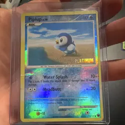 The Pokemon Company Piplup Majestic Dawn Reverse Holo Basic 60 HP 71/100 - Image 4
