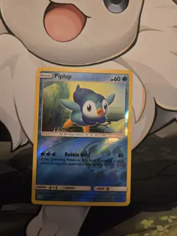 Piplup Reverse Holo 54/236 Cosmic Eclipse Pokemon Card - Image 1
