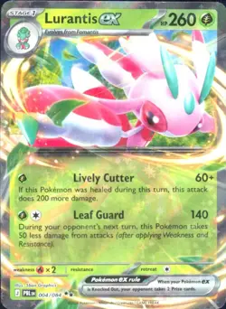 Lurantis EX 004/084 NM Double Rare Pokemon TCG Pitch Black - Image 1