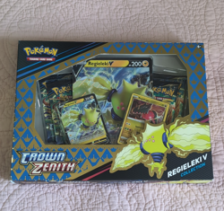 Pokemon TCG Crown Zenith Regieleki V Collection Box - Image 1