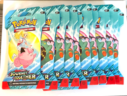 Pokemon TCG: Journey Together Sleeved Booster Pack - Factory Sealed x10 Packs - Image 1