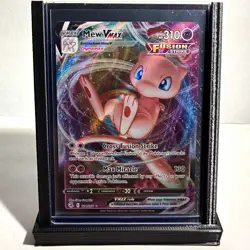Pokemon TCG Rare Mew VMAX 114/264 Fusion Strike Full Art Holo English 2021 NM! - Image 1