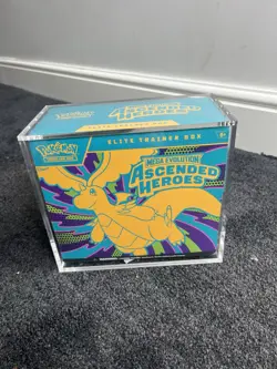 Pokemon TCG Ascended Heroes ETB – Brand New Sealed – With Acrylic Display Case - Image 1