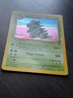 Nidoqueen 12/130 Holo Rare - Pokemon TCG Base Set 2 WOTC - Near Mint #34 - Image 3