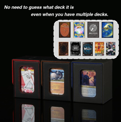 Venssu MTG Deck Box for Commander – Holds 100 Cards with Dividers & Toploader - Image 4