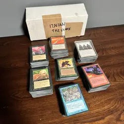 650+ Cards ITALIAN THE DARK MTG Magic L’Oscurita Lot Foreign Magic The Gathering - Image 1