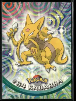Kadabra #64 Topps Trading Cards Series 1 Green Logo Pokemon Near Mint - Image 1