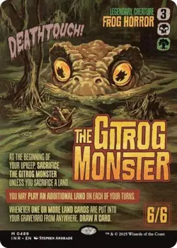 The Gitrog Monster (Showcase) -Foil Near Mint MTG Innistrad Remastered - Image 1