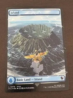 MTG Basic land (Foil) English Final Fantasy Chocobo Track FIN NM 5 Card Land Set - Image 3