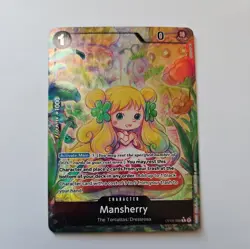 Namco One Piece CCG Mansherry OP05-088 Alt Art Foil Rare English - Image 1