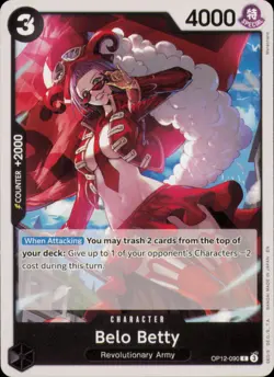 BELO BETTY OP12-090 C LEGACY OF THE MASTER ONE PIECE NM - Image 1