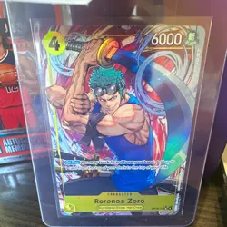 Bandai Roronoa Zoro OP15-113 OP15 Alternate Art Foil - Image 1