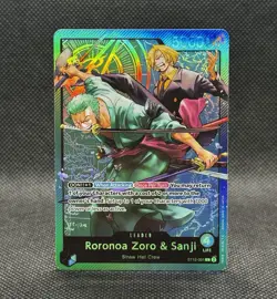 Roronoa Zoro & Sanji - ST12-001 - Leader - English - Near Mint - One Piece CCG - Image 1