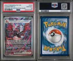 PSA 10 GEM MINT - Pokemon TCG Charizard Ex 234/091 Paldean Fates SIR Rare - Image 3