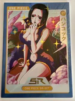 BOA HANCOCK SR SR-17 ONE PIECE Holographic Custom Art Goddess Story Anime Card - Image 1