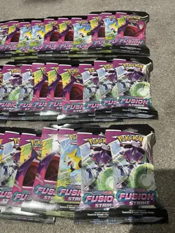 Pokemon SWSH Fusion Strike Sleeved Booster Pack x 36 Sealed (Booster Box Eqv.) - Image 3