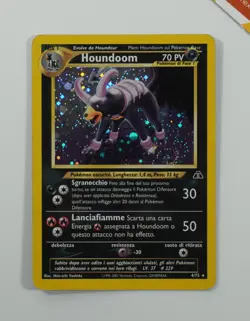 Pokemon Houndoom 4/75 Holo Unlimited Neo Discovery 2001 Italiano - Image 1