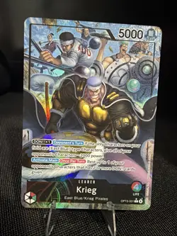 ONE PIECE ENGLISH Krieg (Alt Art Leader) OP15-001 Adventure on KAMI's Island - Image 1