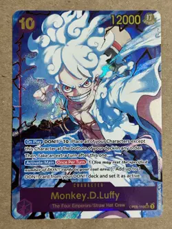Monkey.D.Luffy (OP05-119) (Alternate Art) English PRB01 One Piece NM - Image 1