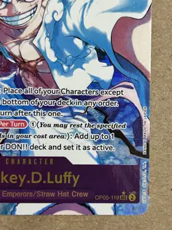 Monkey.D.Luffy (OP05-119) (Alternate Art) English PRB01 One Piece NM - Image 4