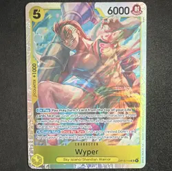 Bandai One Piece TCG Wyper Character OP15-114 SR Foil English 6000 Cost 5 - Image 1