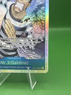 IN HAND! Mr.3 (Galdino) SR OP16-056 One Piece Time of Battle ENGLISH - Image 2