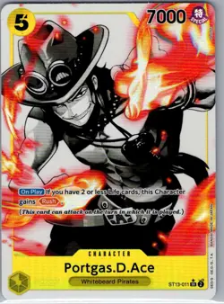 Portgas.D.Ace (Alt Art) ST13-011 English The Three Brothers - One Piece - NM - Image 1