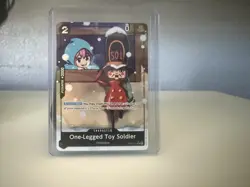 Bandai One Piece One-Legged Toy Soldier OP05-081 Alt Art Foil Character - Image 1