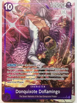 Donquixote Doflamingo (Alt Art) OP14-069 - The Azure Sea's Seven - One Piece TCG - Image 1
