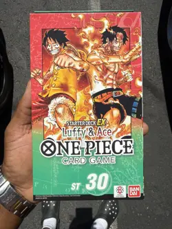 One Piece Starter Deck EX Luffy & Ace ST-30 SEALED In Hand OP-16 Time of Battle - Image 1