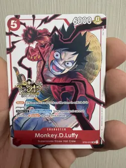 One Piece - Monkey D. Luffy (ST01-012) 3rd Anniversary English MINT - Image 1