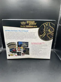 Pokemon TCG Sword & Shield Crown Zenith ETB Elite Trainer Box Factory Sealed - Image 2