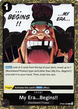 My Era...Begins!! Foil OP09-096 PRB-02 The Best One Piece - Image 1